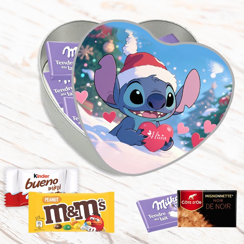 Boite de chocolat personnalisée Stitch