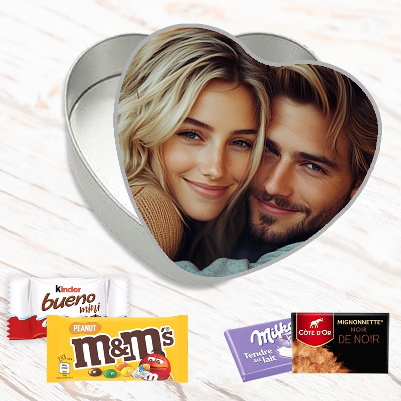 Boite de chocolats personnalisée