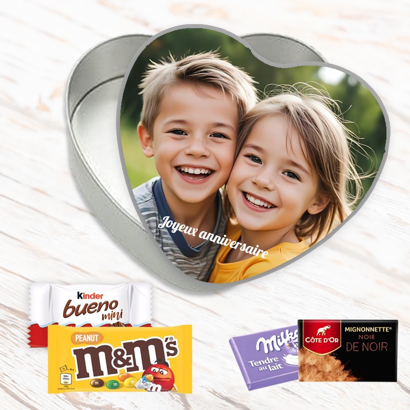 Boite de chocolat personnalisée