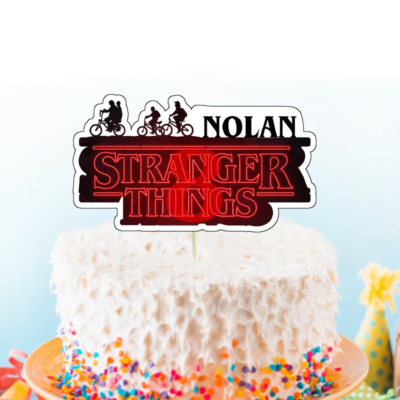 Topper Stranger things personnalisé