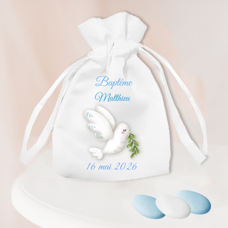 Sac à dragées personnalisé