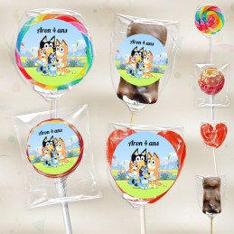 Sucette Bluey personnalisée