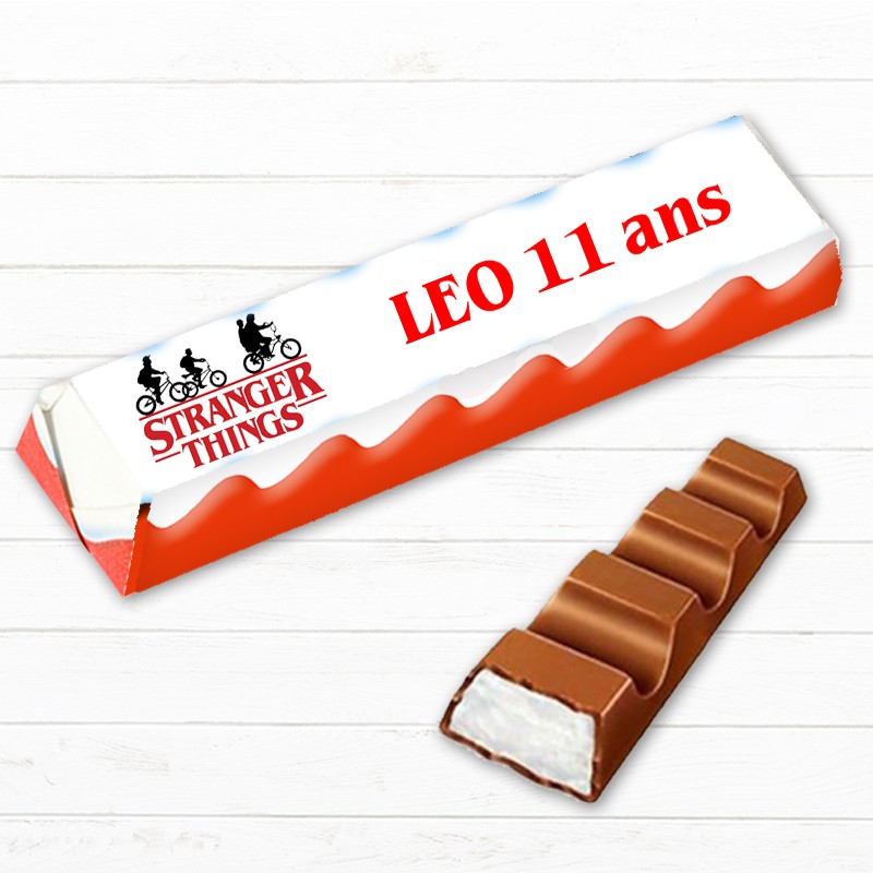 Kinder maxi Stranger Things personnalisé