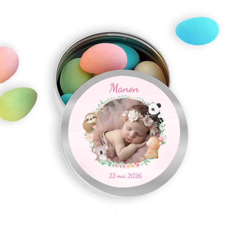 Boîte à dragées personnalisée Photo