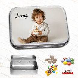 Boite à bonbons personnalisée avec photo
