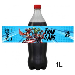 Etiquette Coca Cola Avengers