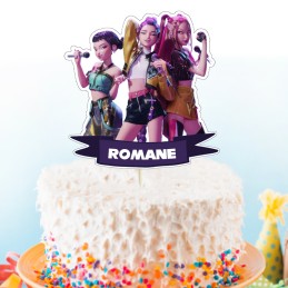 Topper K Pop Demon Hunters personnalisé