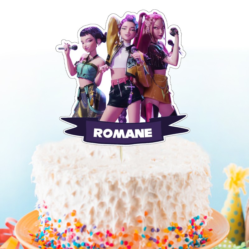 Topper K Pop Demon Hunters personnalisé