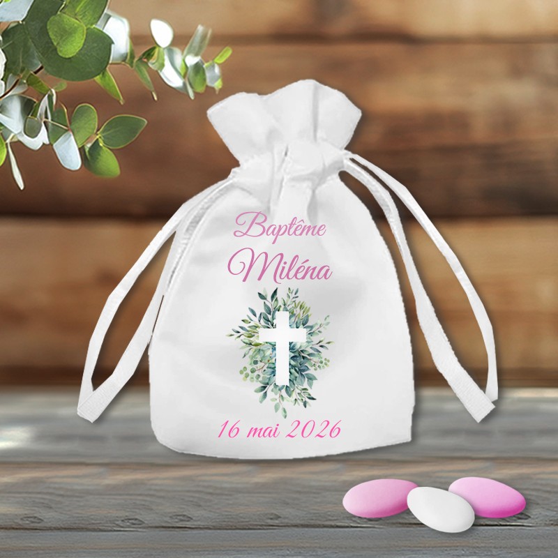 Sac à dragées personnalisé