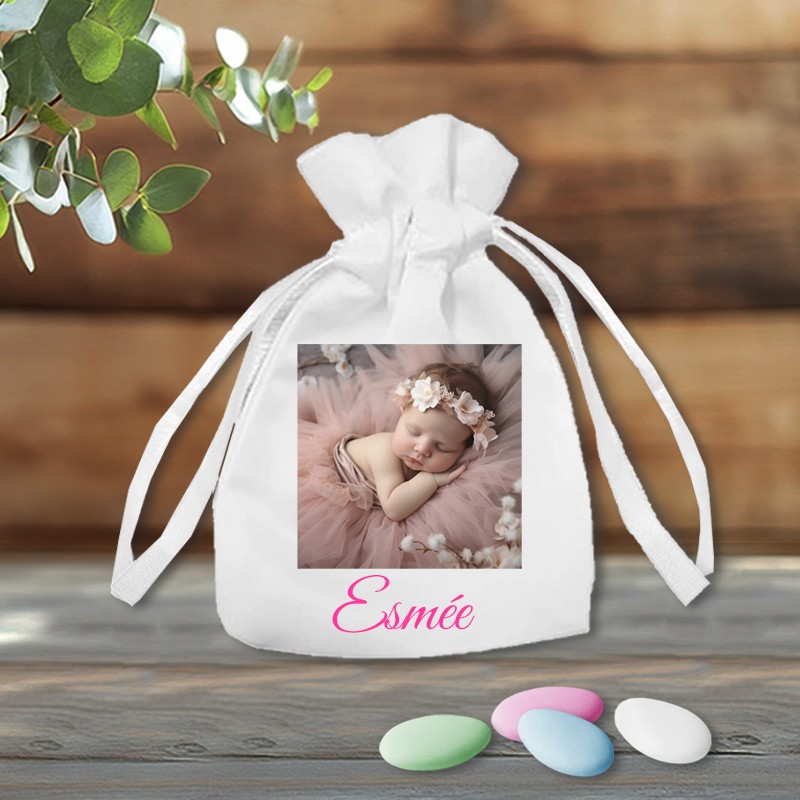 Sac à dragée personnalisé