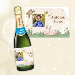 Etiquette Champomy personnalisée photo
