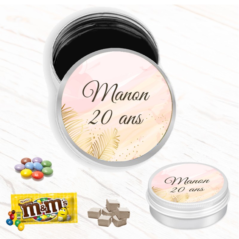 Boite à bonbon personnalisée