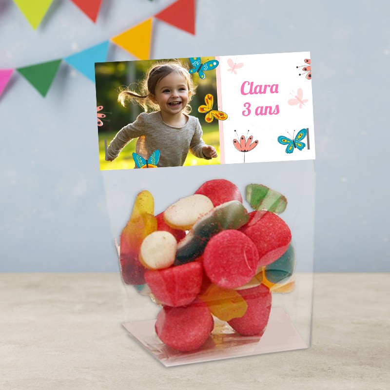 Sachet de bonbon personnalisé photo