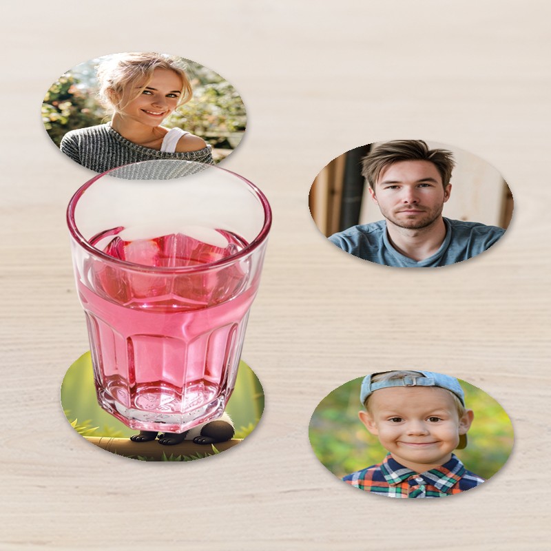 Dessous de verre personnalisé