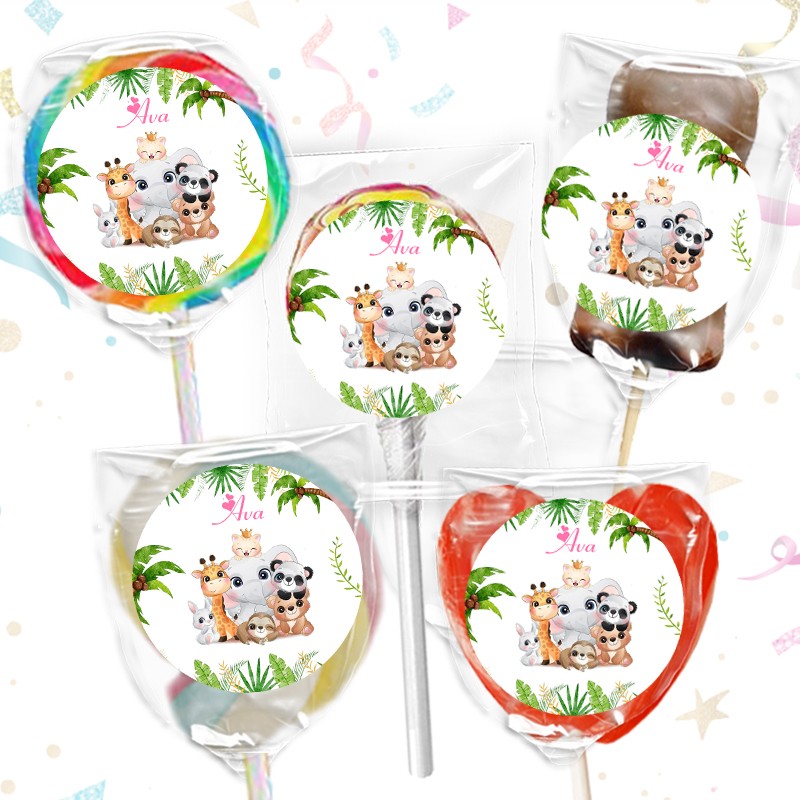 Sucette personnalisée savane