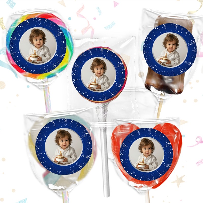 Sucette personnalisée photo pour anniversaire & baptême