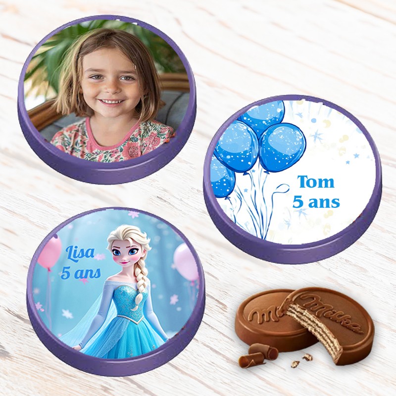 Milka Choco Suprême personnalisé avec photo pour cadeau invité