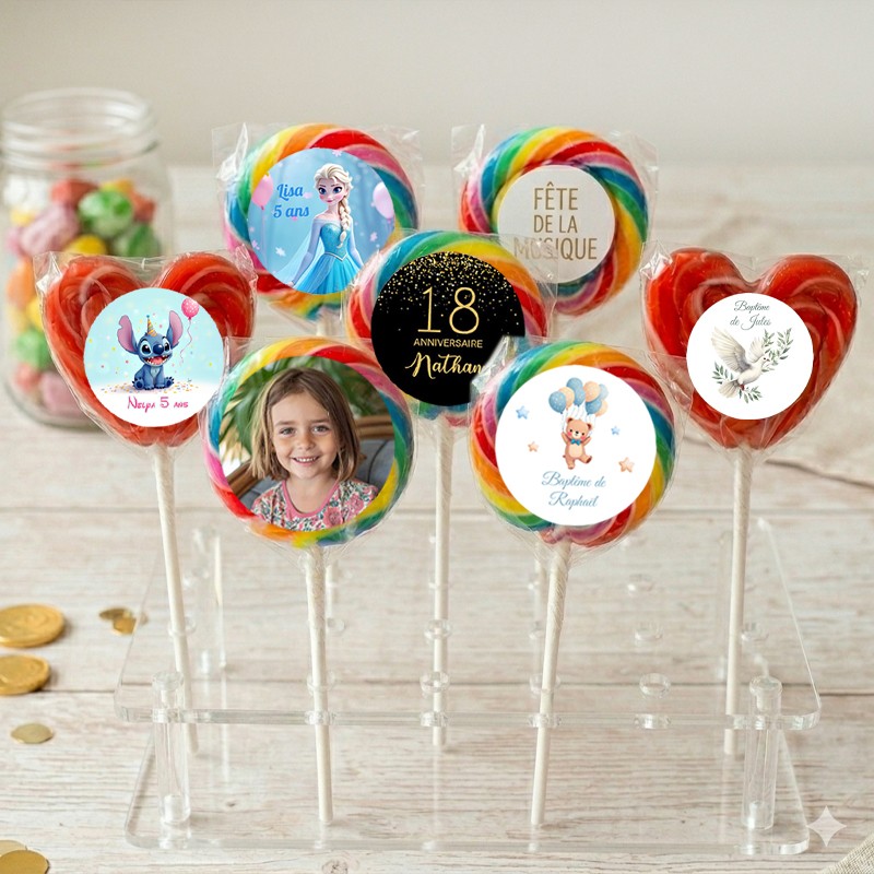 Sucette personnalisée avec photo et prénom