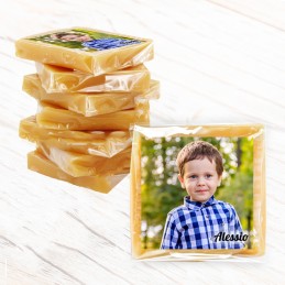 Bonbon Caramel personnalisé pour anniversaire, baptême et mariage