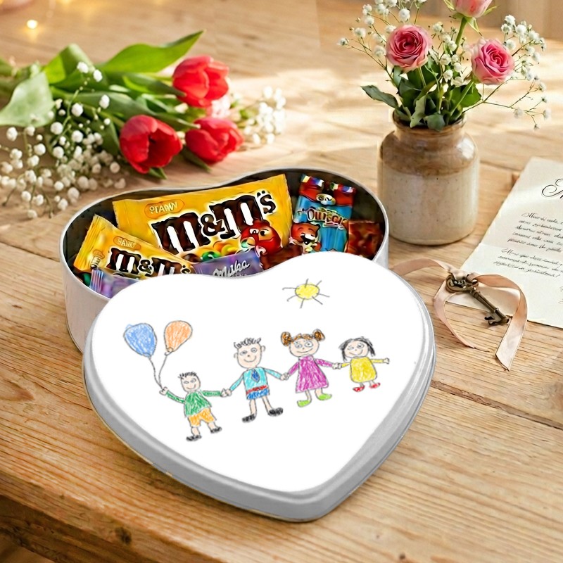 Boîte à bonbons personnalisée avec photo - Cadeau gourmand