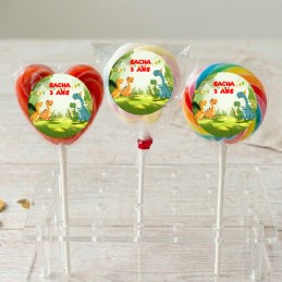 Sucette personnalisée dinosaure