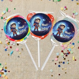 Sucette bonbon personnalisée Astronaute