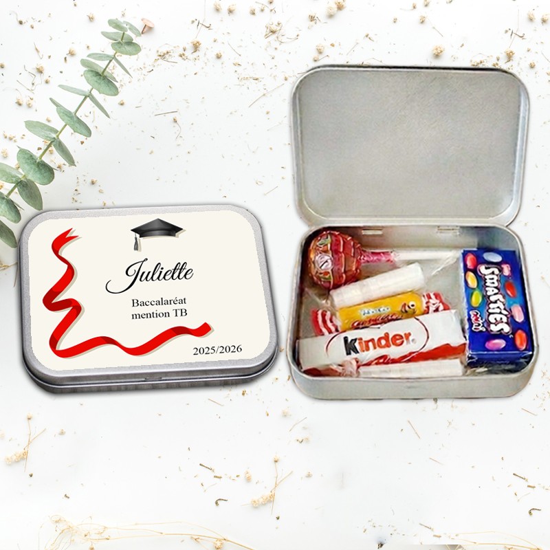 Boîte Bonbons Diplôme - Le Petit Cadeau de Félicitations
