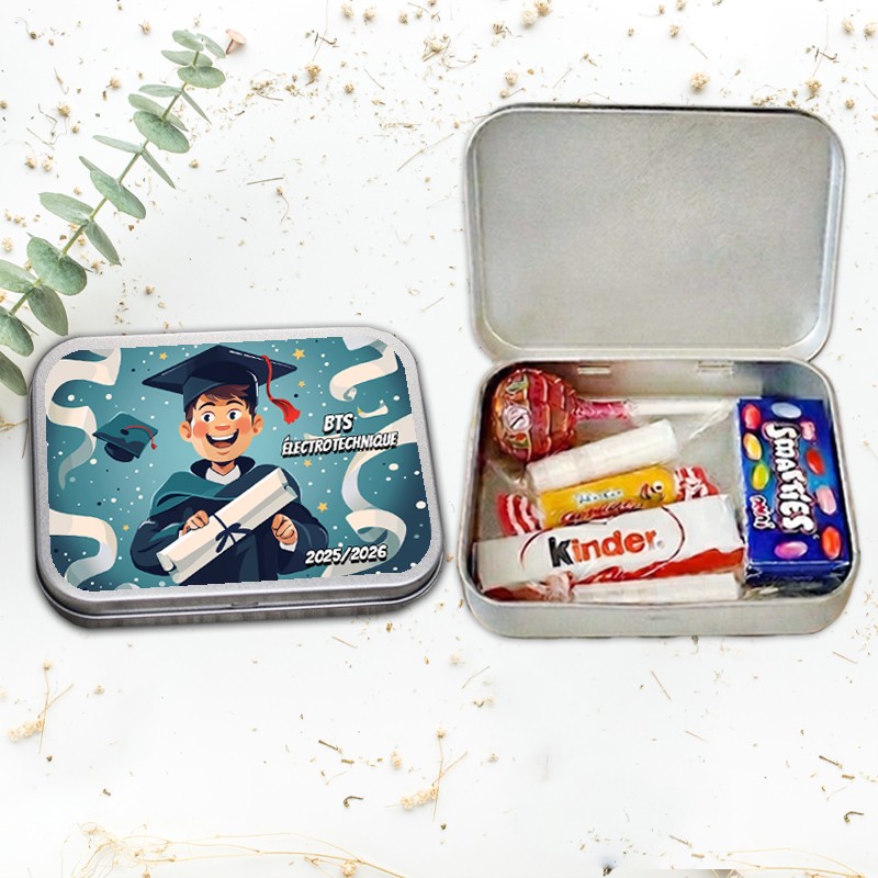 Boîte Bonbons Diplôme - Le Petit Cadeau de Félicitations