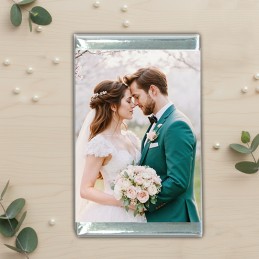 Carré de chocolat mariage personnalisé