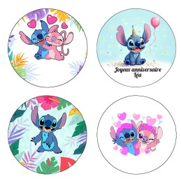 Etiquette Stitch personnalisée