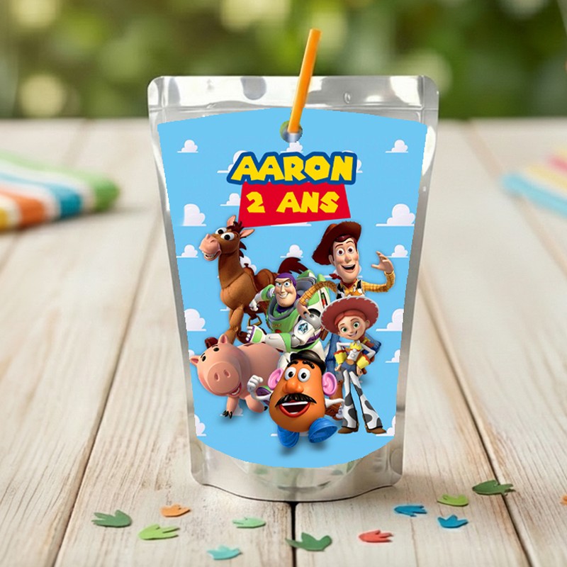 Etiquette Capri Sun personnalisée Toy story