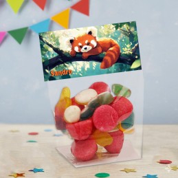 Sachet de bonbons personnalisé Panda roux
