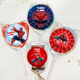 Sucette personnalisée Spiderman
