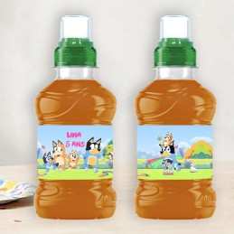 Etiquette Fruit Shoot personnalisée Bluey