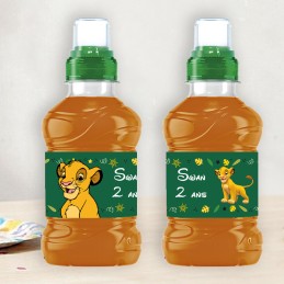 Etiquette Fruit Shoot personnalisée Le roi lion