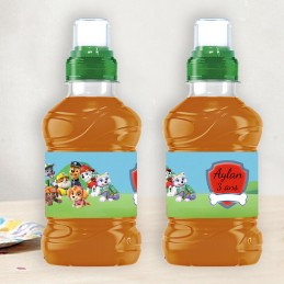 Etiquette Fruit Shoot personnalisée Pat Patrouille