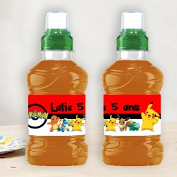 Etiquette Fruit Shoot personnalisée Pokemon
