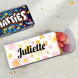 Smarties personnalisés marguerite