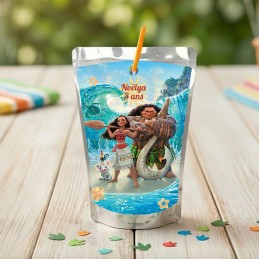 Etiquette Capri-Sun personnalisée Vaiana