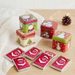 Boîte de Noël personnalisée - Chocolat personnalisé Noël