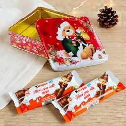 Boîte de Noël personnalisée - Kinder Bueno personnalisé