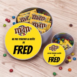 Boîte m&m's personnalisée