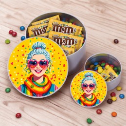 Boîte m&m's personnalisée avec photo