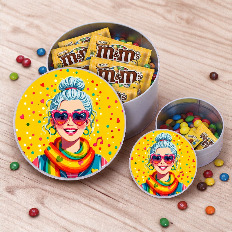 Boîte m&m's personnalisée avec photo