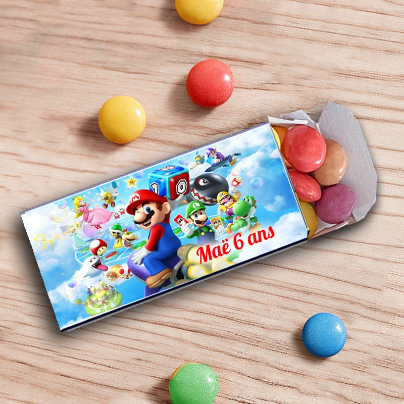 Smarties personnalisés Mario