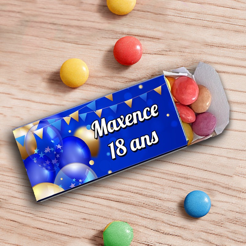 Smarties personnalisés anniversaire