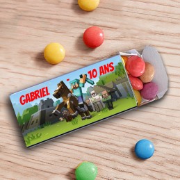Smarties personnalisés Minecraft