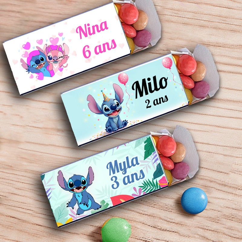 Smarties personnalisés Stitch