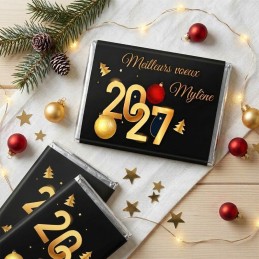 Chocolat personnalisé - Meilleurs vœux 2027