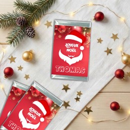 Chocolat personnalisé Père Noël - Cadeau fin d'année